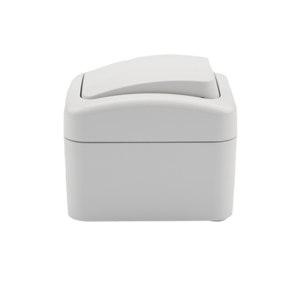 Переключатель проходной Mini OG IP54, о/у, белый KRANZ