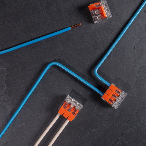 Универсальная компактная клемма СМК 221-413, 3-проводная до 4,0 мм² (20 шт./уп.) REXANT