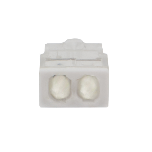 Экспресс-клемма с пастой REXANT СМК 2273-242, 2-проводная 0.5-2.5 мм², прозрачная, блистер (5 шт./уп.)