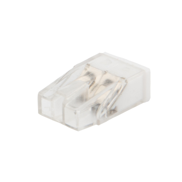 Экспресс-клемма с пастой REXANT СМК 2273-242, 2-проводная 0.5-2.5 мм², прозрачная (100 шт./уп.)