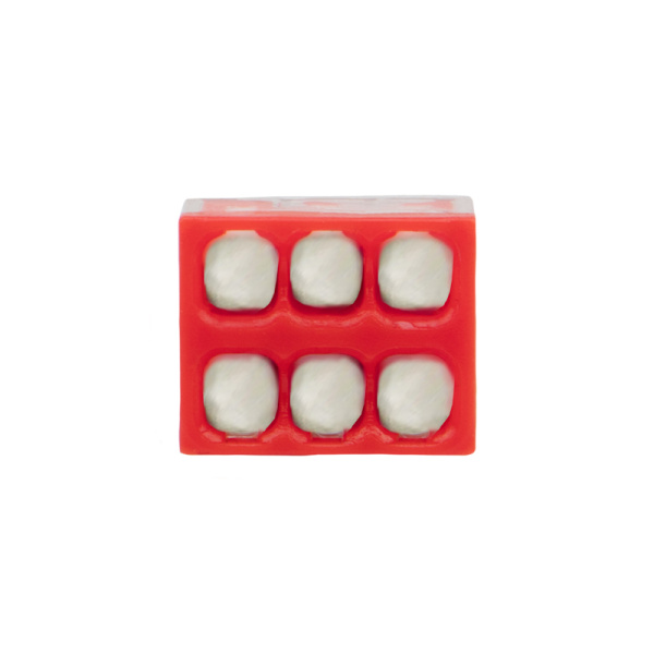 Экспресс-клемма с пастой REXANT СМК 2273-246, 6-проводная 0.5-2.5 мм², прозрачная, блистер (5 шт./уп.)