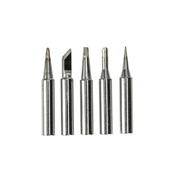 Набор для пайки (паяльник с керамическим нагревателем 60Вт, 220-480°C, подставка с губкой, набор из 5 жал) REXANT