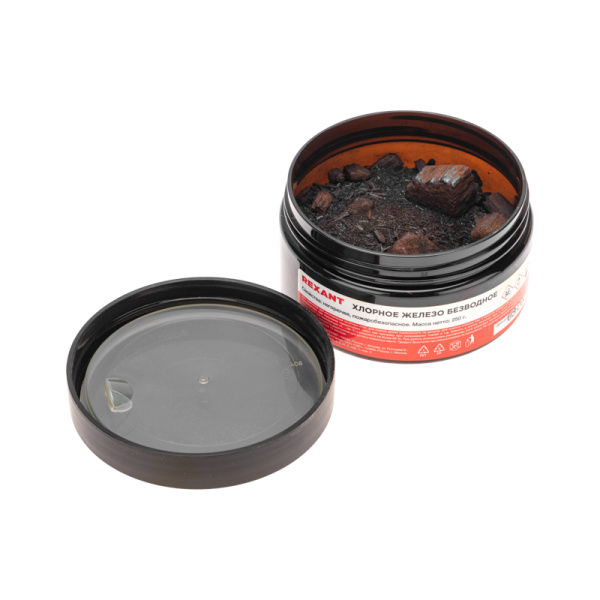 Хлорное железо безводное, 250г, банка REXANT