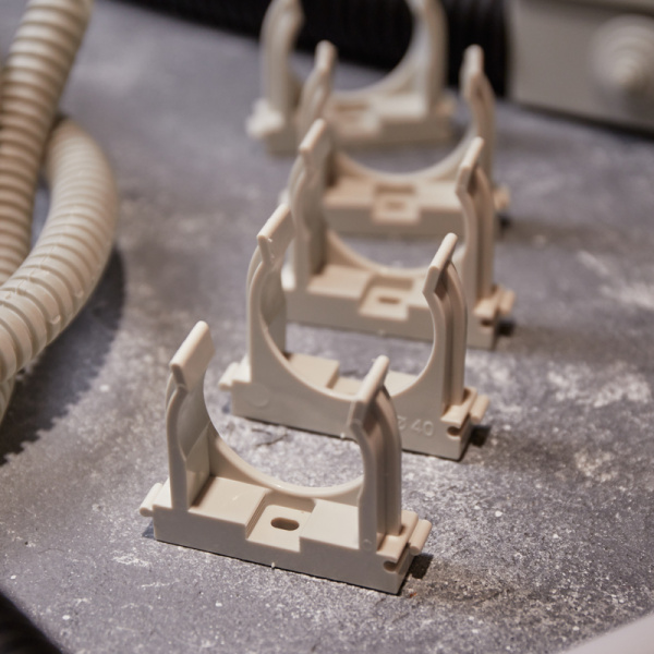 Крепеж-клипса для монтажного пистолета Ø 40 мм, серая (25 шт/уп) REXANT