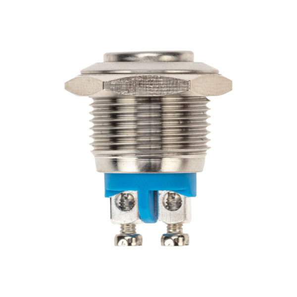 Кнопка антивандальная Ø16 Б/Фикс (2с винт) OFF-(ON) выпуклая (A16-A3) REXAN