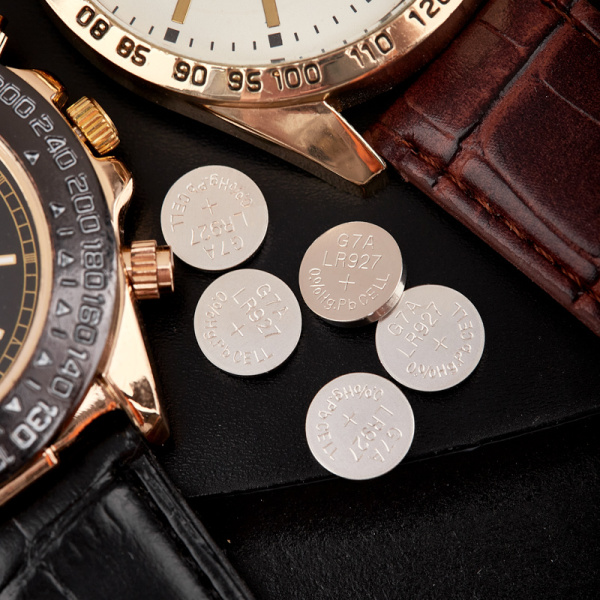 Батарейка часовая LR57, 1,5В, 10 шт (AG7, LR926, G7, 195, GP95A, 395, SR927W) блистер REXANT