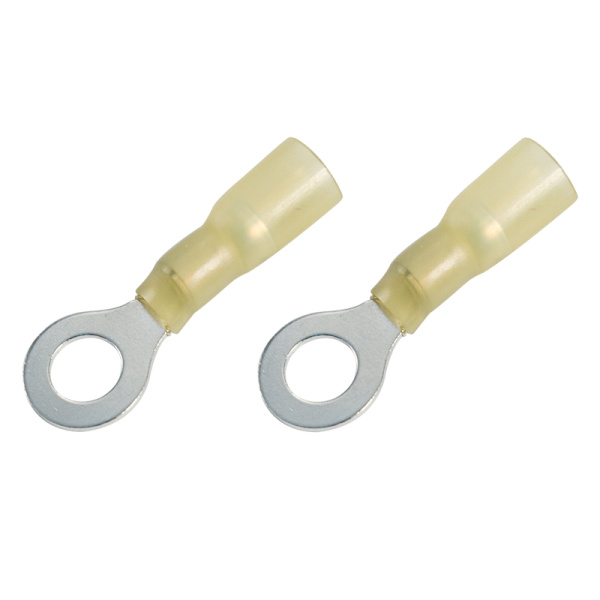 Наконечник кольцевой изолированный термоусаживаемый ø 8.4 мм 4-6 мм² (НКи-т 6.0-8/НКи-т5,5-8) желтый REXANT