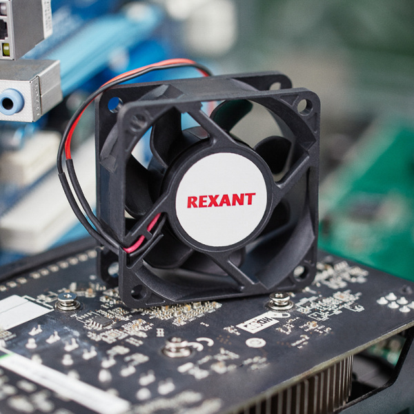Вентилятор RX 6025MS, DC 12В REXANT