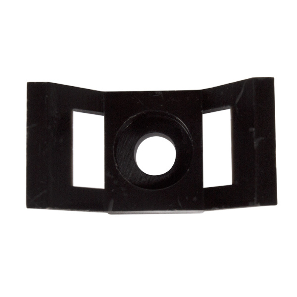 Площадка для крепления стяжки 29x15х5мм, черная (100 шт/уп) REXANT