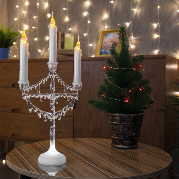 Фигура на подставке Подсвечник со свечками 50 см