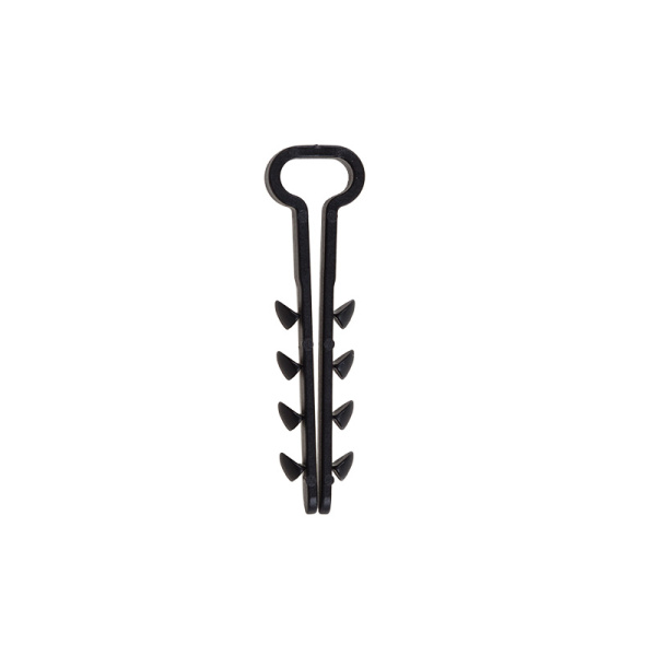 Дюбель-хомут 5-8мм, прямоугольный, черный (100 шт/уп) REXANT