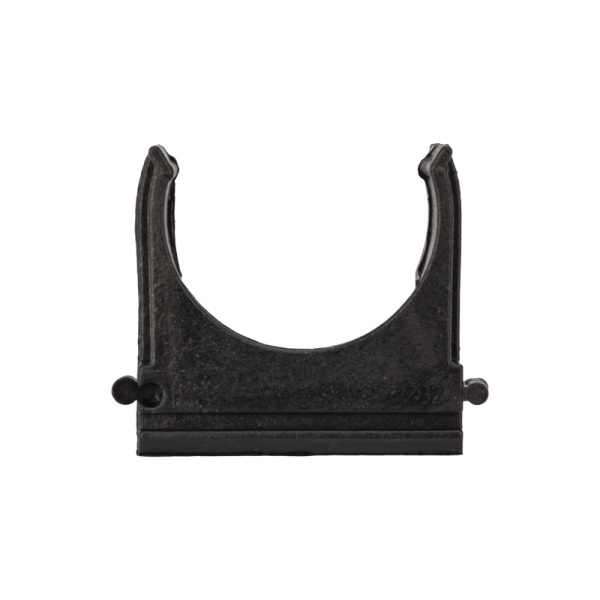 Крепеж-клипса для трубы ø32мм, черная (100 шт/уп) REXANT