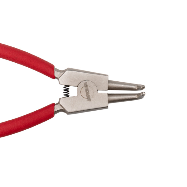 Щипцы для стопорных колец разжим загнутый 160мм, обливные рукоятки REXANT 