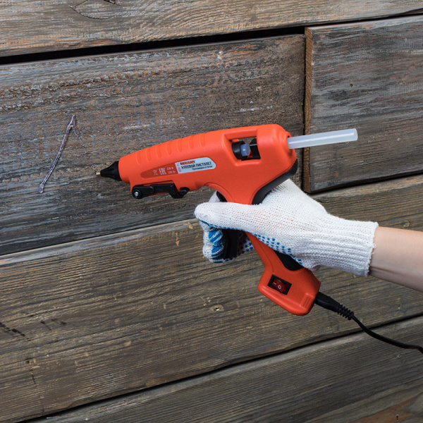 Пистолет клеевой, 200Вт, Ø11мм, ЭКСПЕРТ, блистер REXANT