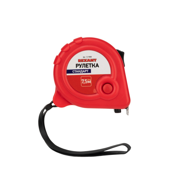 Рулетка измерительная Стандарт, 7,5м х 25мм REXANT