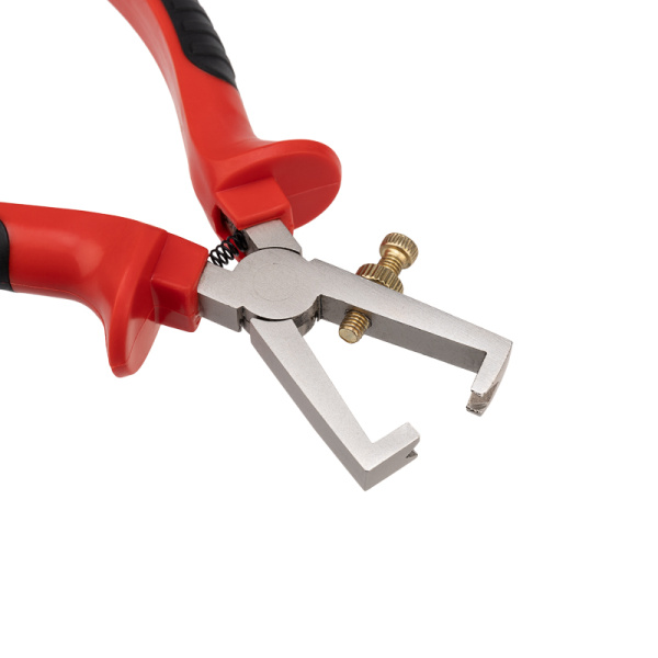 Плоскогубцы для зачистки проводов REXANT 160 мм никелированные, двухкомпонентные рукоятки 