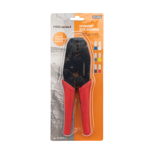 Кримпер PROconnect HT-336 S для обжима штыревых наконечников 6.0-10.0-16.0 мм²