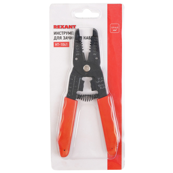 Инструмент для зачистки кабеля REXANT HT-1041 0.9-6.0 мм² 