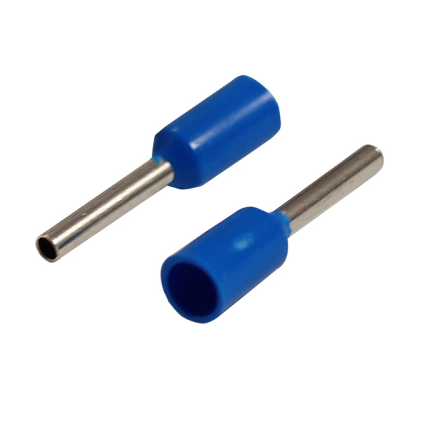 Наконечник штыревой втулочный изолированный F-8 мм 0.75 мм² (НШВи 0.75-8) синий REXANT