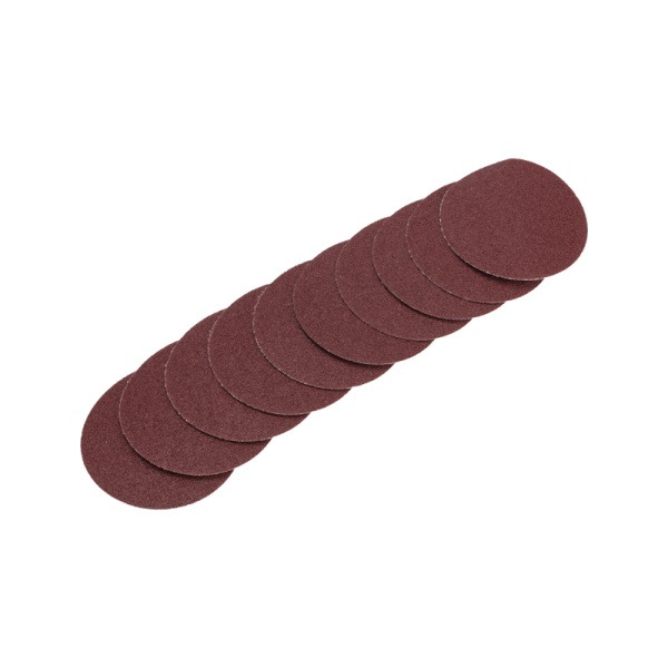 Диск абразивный на ворсовой основе, на липучке, без отверстий, P36, 125мм, 10 шт. KRANZ