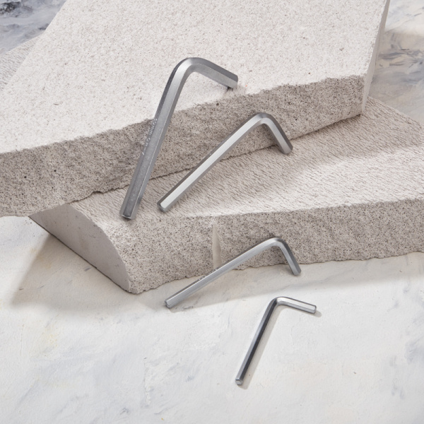 Набор ключей имбусовых HEX KRANZ 1,5-10 мм, CrV, 9 шт.