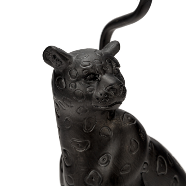 Светильник декоративный настольный Акцент "Леопард" черный с черным абажуром, с цоколем Е27, 40Вт REXANT