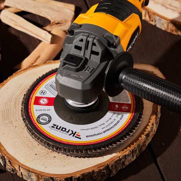 Круг лепестковый торцевой, P40, 150х22,2мм KRANZ