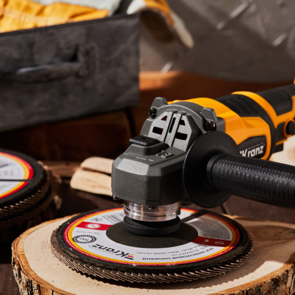 Круг лепестковый торцевой, P80, 150х22,2мм KRANZ