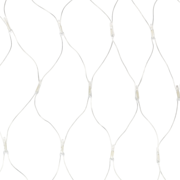 Гирлянда Сеть 2х1,5м, свечение с динамикой, прозрачный ПВХ, 288 LED, 230 В, цвет: Жёлтый