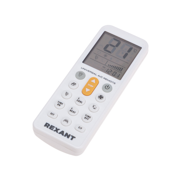 Пульт универсальный для кондиционеров (RX-102AII) REXANT