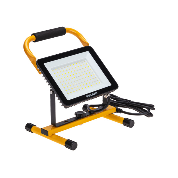 Прожектор-переноска СДО-EXPERT 100Вт 8000Лм 6500K со шнуром 2м и евровилкой REXANT