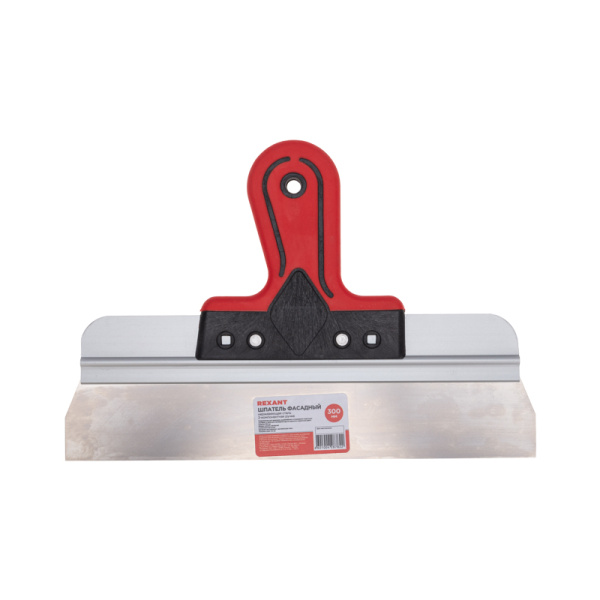 Шпатель фасадный, нержавеющая сталь, 300мм, 2-компонентная ручка REXANT
