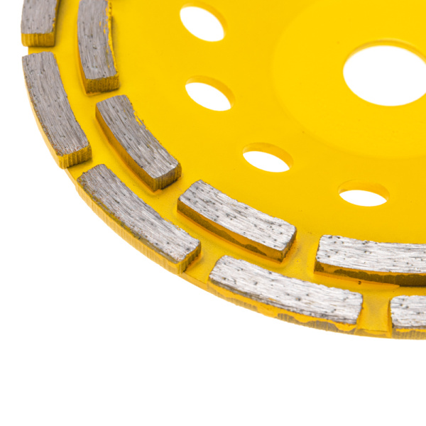 Чашка алмазная шлифовальная, двухрядная, 180х22,2мм KRANZ