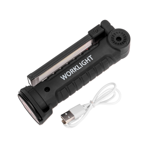 Фонарь многофункциональный с магнитом и клипсой, большой REXANT