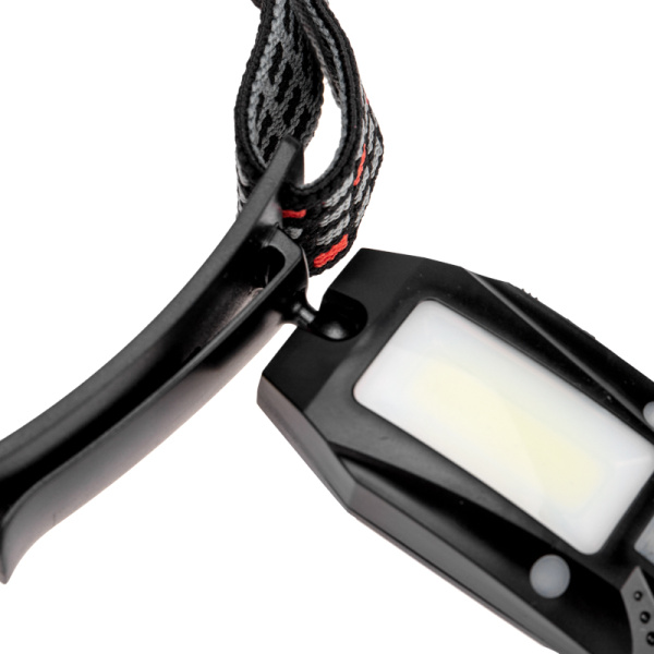 Фонарь налобный сверхлегкий с прищепкой REXANT