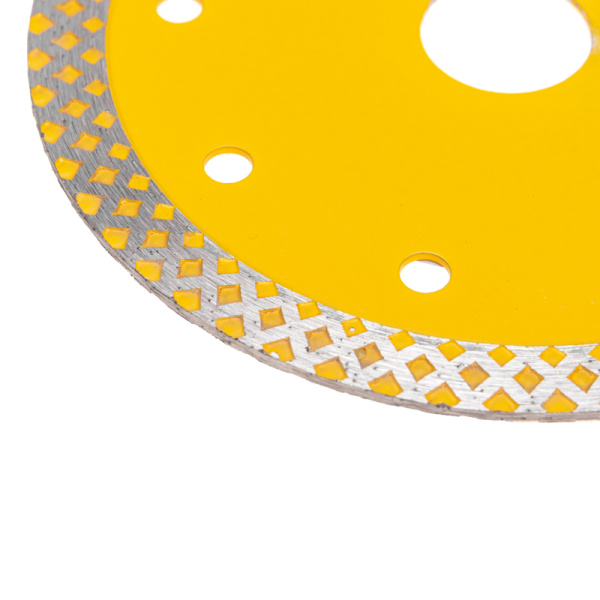 Диск алмазный отрезной сплошной, 125х22,2мм, сухой/мокрый рез KRANZ