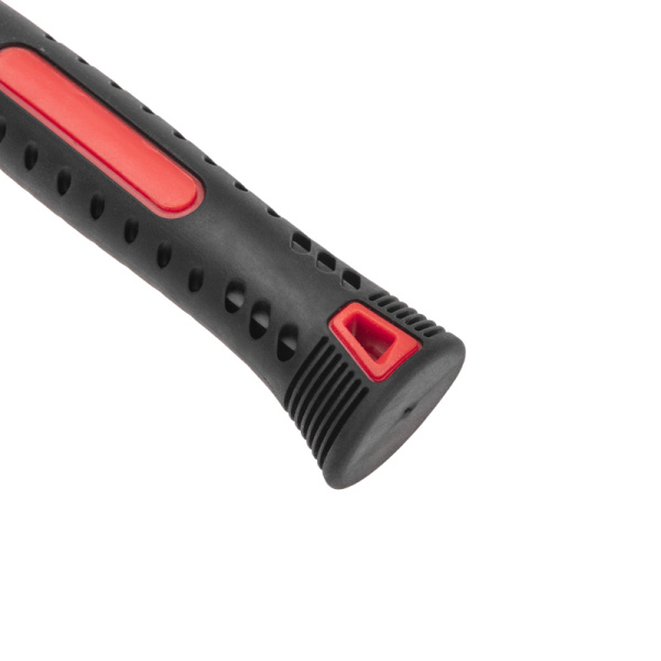 Киянка резиновая KRANZ 450 г, черно-белая резина, фибергласовая рукоятка