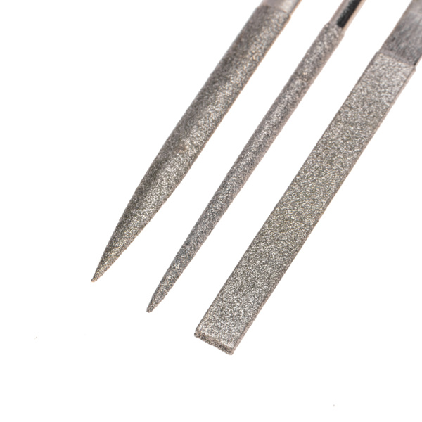 Набор надфилей алмазных 140х50х3мм, 10 шт. KRANZ