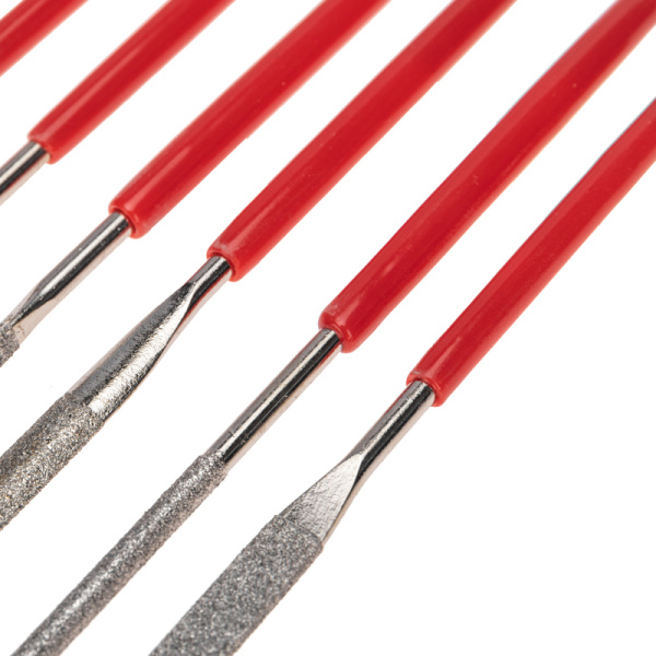 Набор надфилей алмазных 140х70х3мм, 10 шт. KRANZ