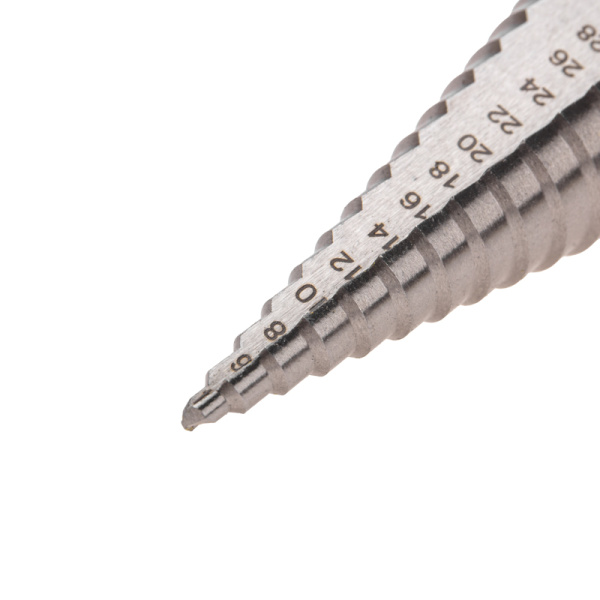 Набор ступенчатых сверл, 4-12,4-20,4-32мм, HSS-TiN, ТИТАН, 3 шт. KRANZ