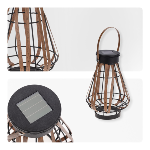 Светильник садовый Тростник, 22,5см, 3000К, встроенный аккумулятор, солнечная панель, коллекция Бали REXANT
