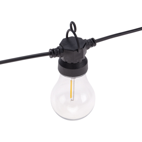 Гирлянда садовая Канэри, 10м, 3000К, встроенный аккумулятор, солнечная панель, коллекция Лондон REXANT