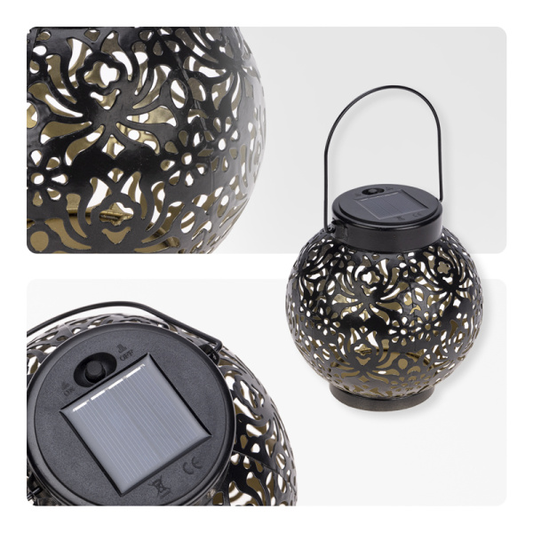 Светильник садовый Шиле, 3000К, встроенный аккумулятор, солнечная панель, коллекция Стамбул REXANT