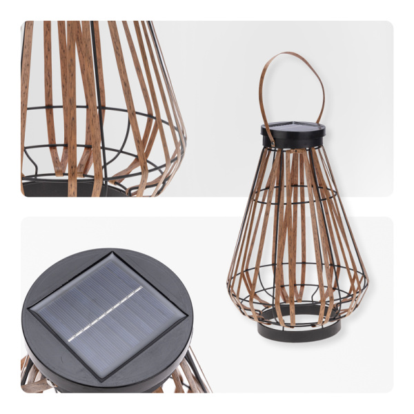 Светильник садовый Тростник, 35,5см, 3000К, встроенный аккумулятор, солнечная панель, коллекция Бали REXANT