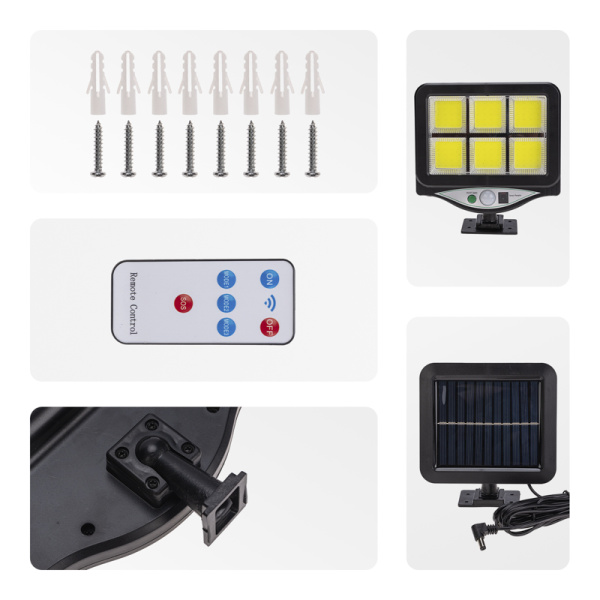 Светильник прожекторный Стрэнд, 6500К, встроенный аккумулятор, солнечная панель, коллекция Лондон REXANT