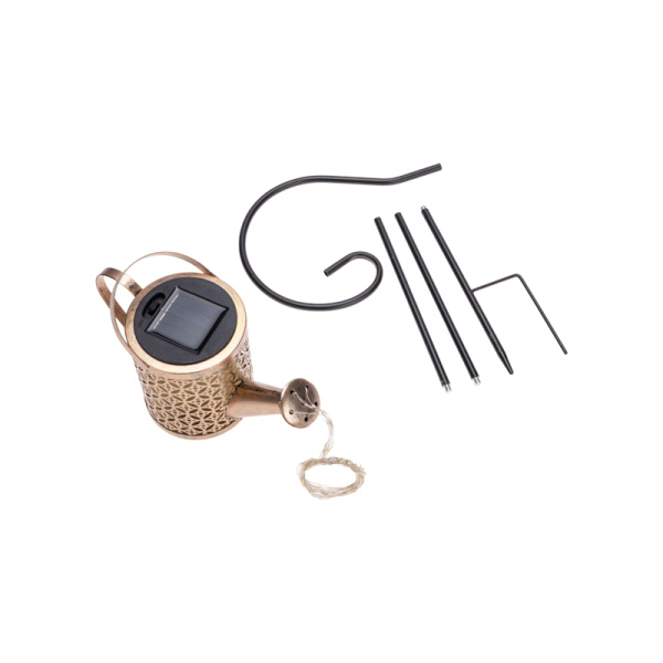 Светильник грунтовый Лейка, 3000К, встроенный аккумулятор, солнечная панель, коллекция Стамбул REXANT