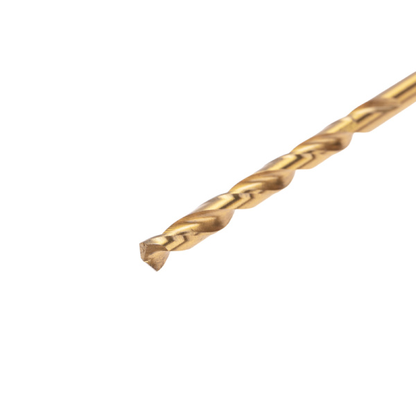 Сверло по металлу, 4мм, Р6М5, ТИТАН, шестигранный хвостовик (1 шт. в упаковке) DIN 338 KRANZ