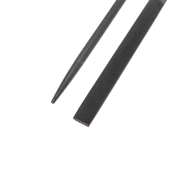 Набор надфилей KRANZ 160х4 мм, 6 шт., обрезиненные рукоятки