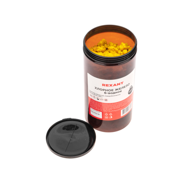 Хлорное железо 6-ти водное, 1000г, банка REXANT