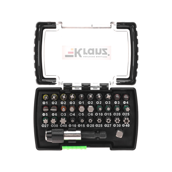 Набор бит с магнитным держателем, пластиковый кейс, 32 шт KRANZ